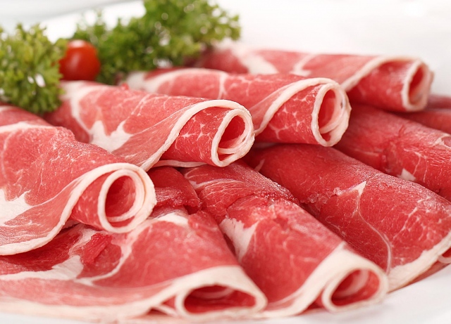 Thớ thịt được cắt bằng ES-T2 mỏng đều rất thẩm mỹ