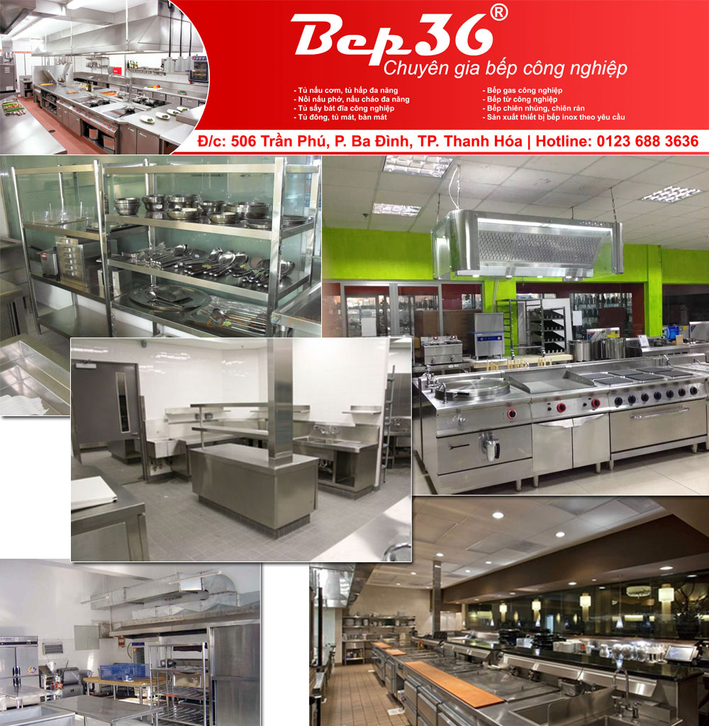 Bếp công nghiệp Bep36 cơ sở Thanh Hóa