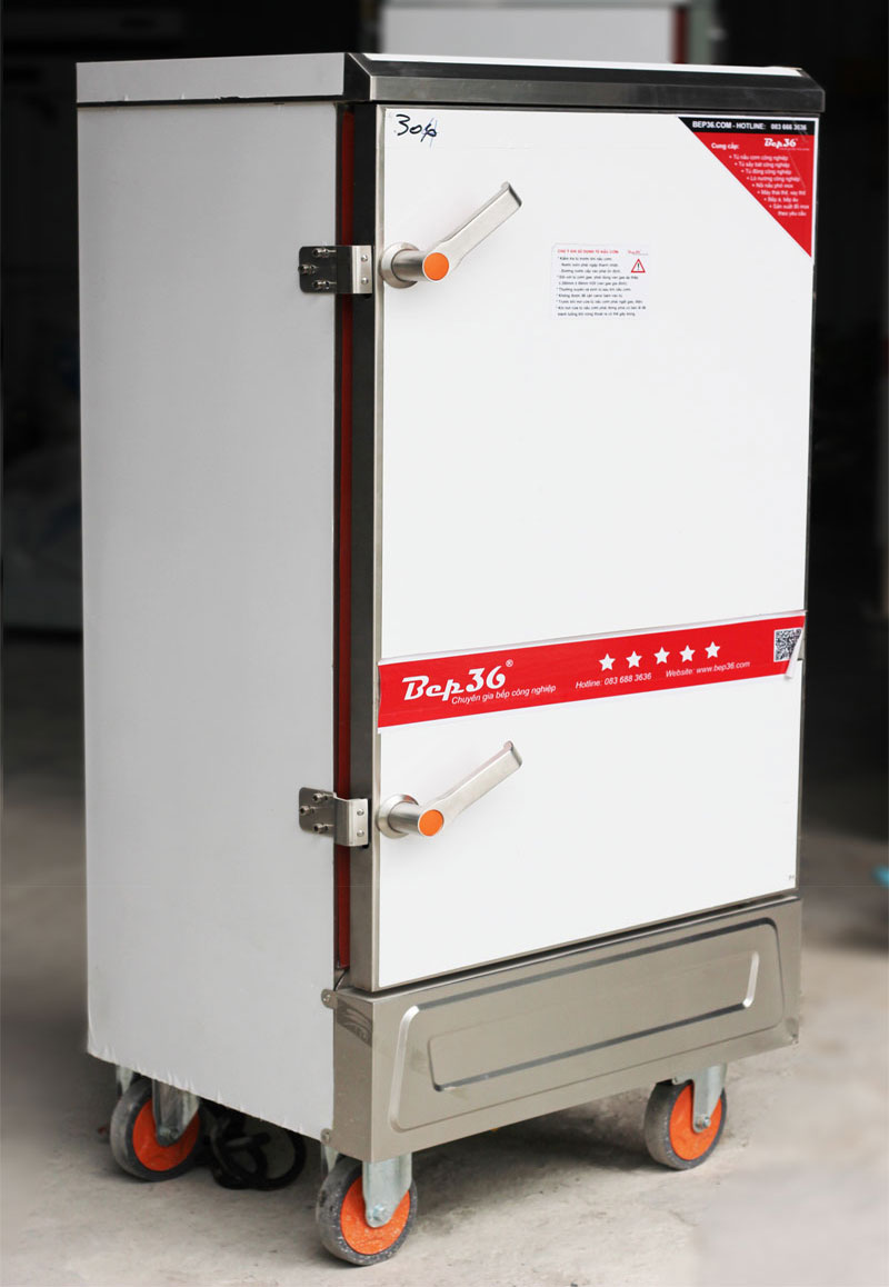 Tủ nấu hấp cơm 8 khay điện TCD-8 Bep36, siêu bền, rẻ & tiết kiệm điện
