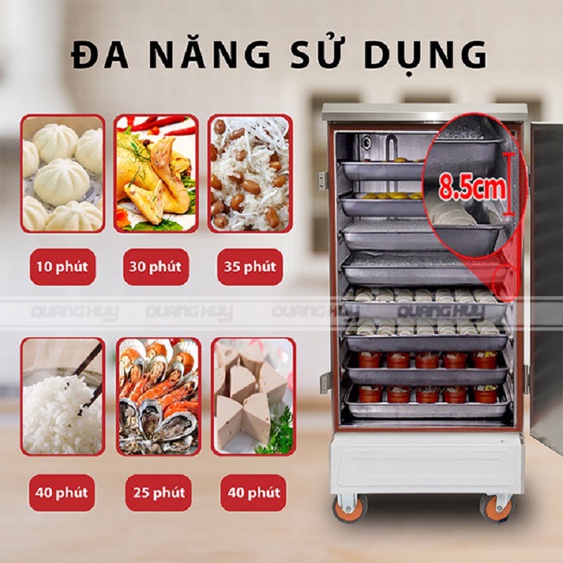 Tủ nấu hấp cơm đa năng