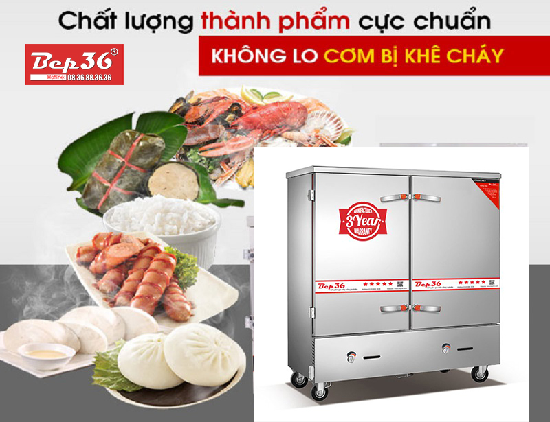 Nấu hấp được đa dạng các món ăn