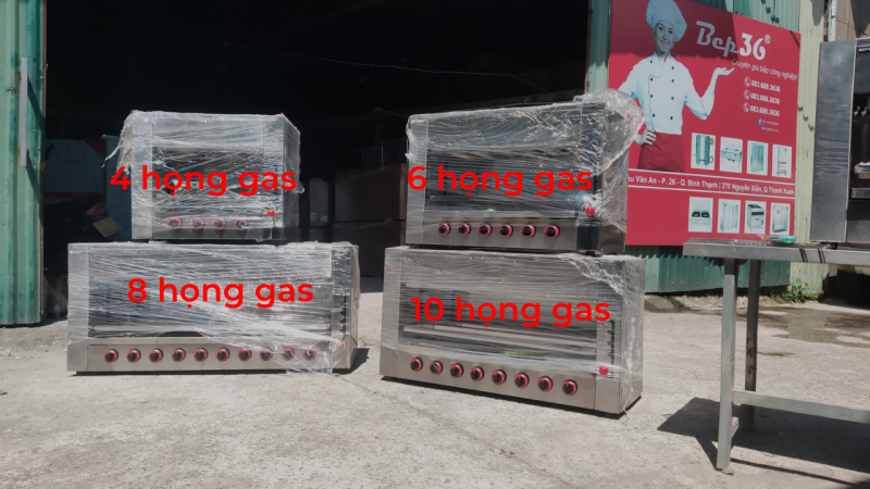 lò nướng Salamander họng gas