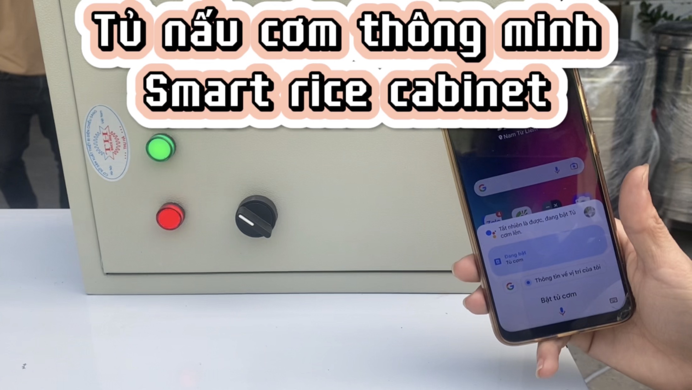 Tủ nấu cơm thông minh - Smart rice cabinet