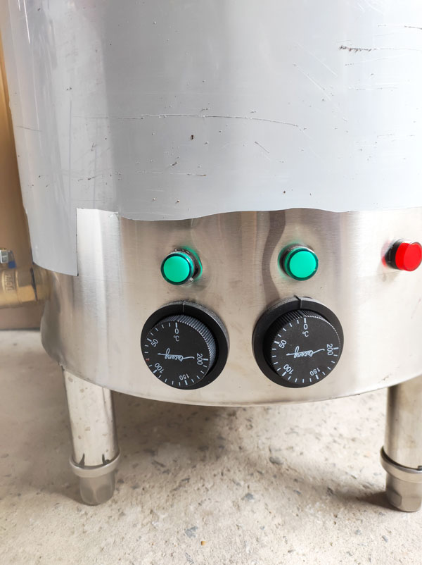 Hệ thống gia nhiệt và điều khiển nồi nấu cháo điện 30 lít